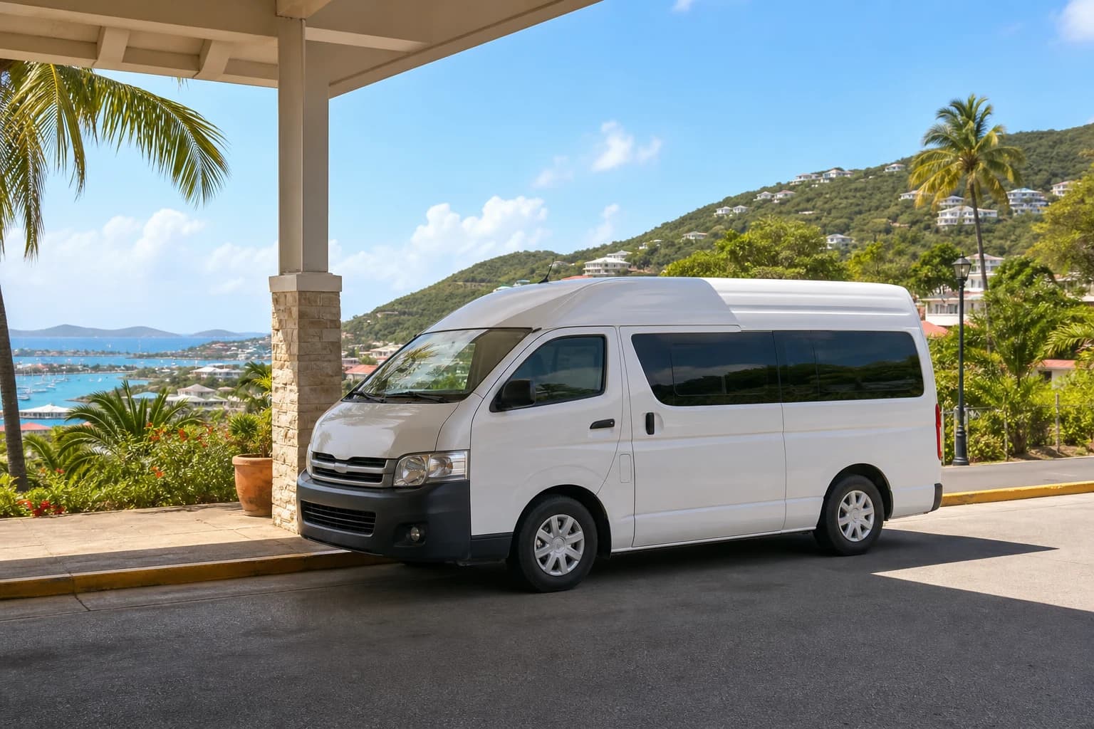 Representative USVI transportation image for Olympic Rent-A-Car; not a photograph of this listing and may depict another island.