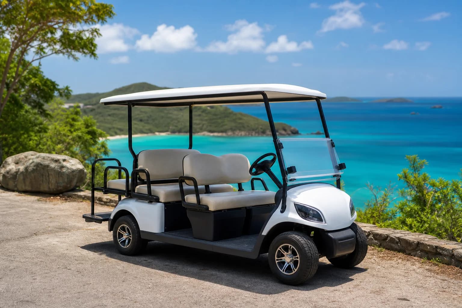 Representative USVI transportation image for Rachael's Rentals; not a photograph of this listing and may depict another island.