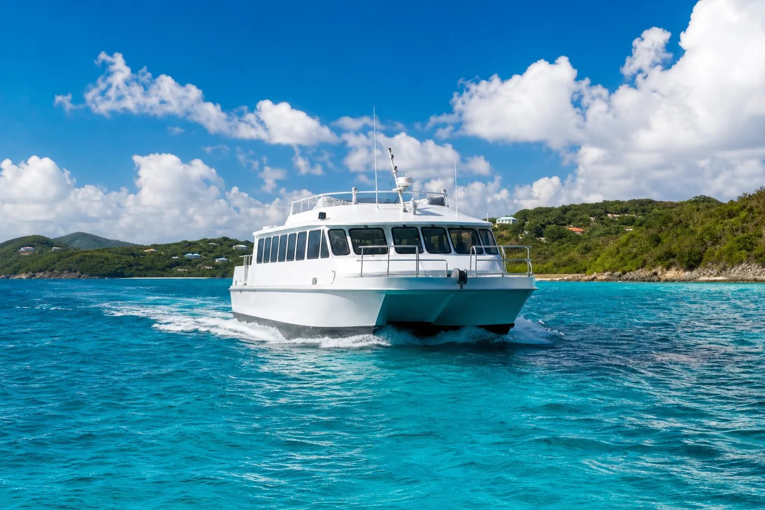 Representative USVI transportation image for Water Island Ferry; not a photograph of this listing and may depict another island.