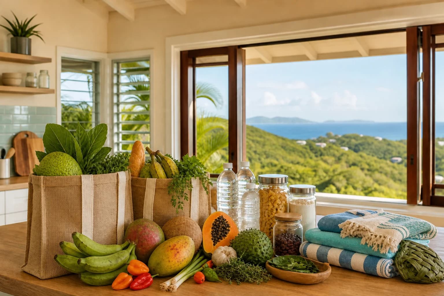 Representative USVI villa-arrival support image for VI Provisioning; not a photograph of this listing and may depict another island.