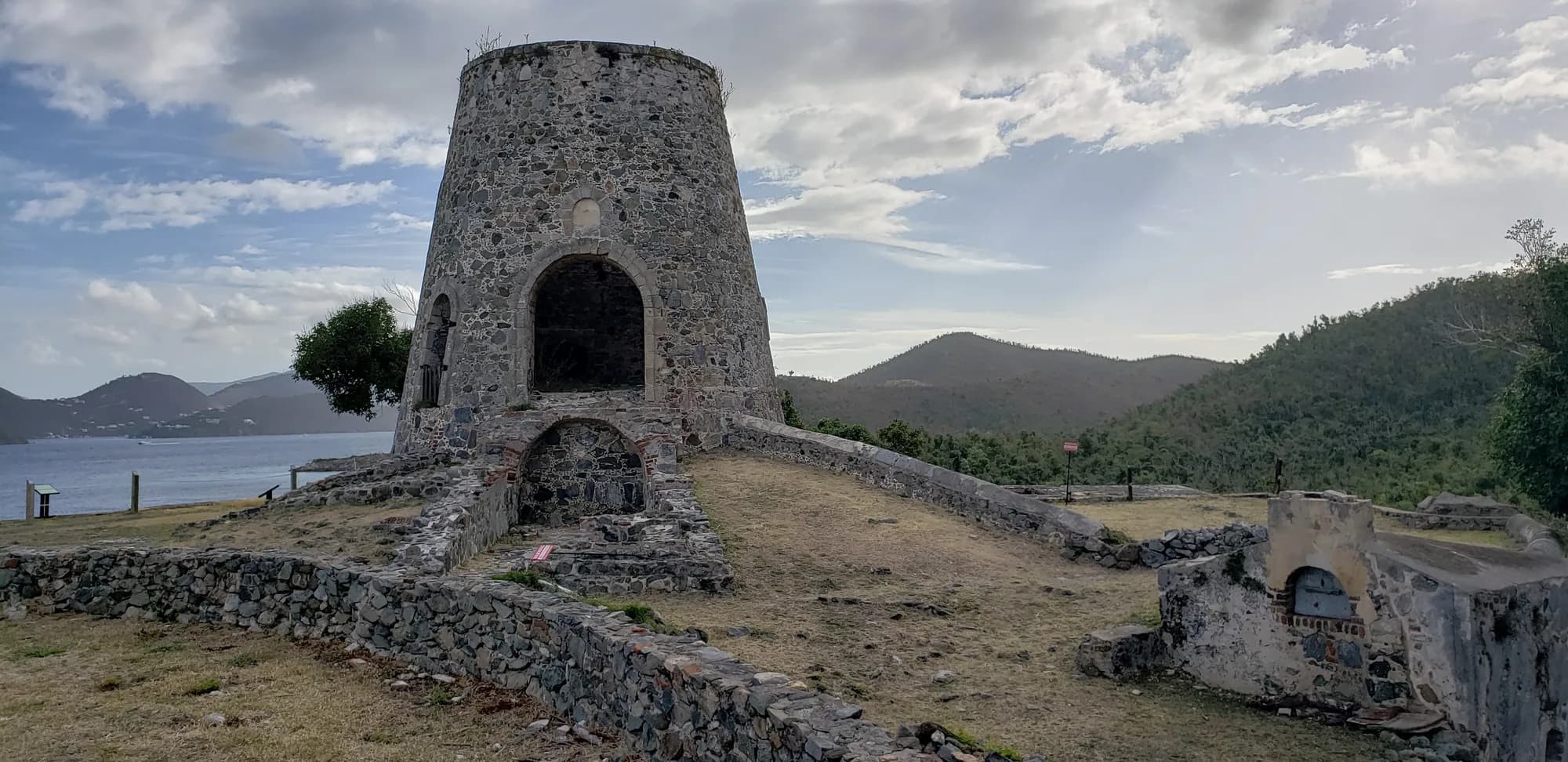 Representative imagery for Annaberg Sugar Plantation Ruins: the Annaberg sugar-plantation windmill on St. John. Not a photograph of this listing.