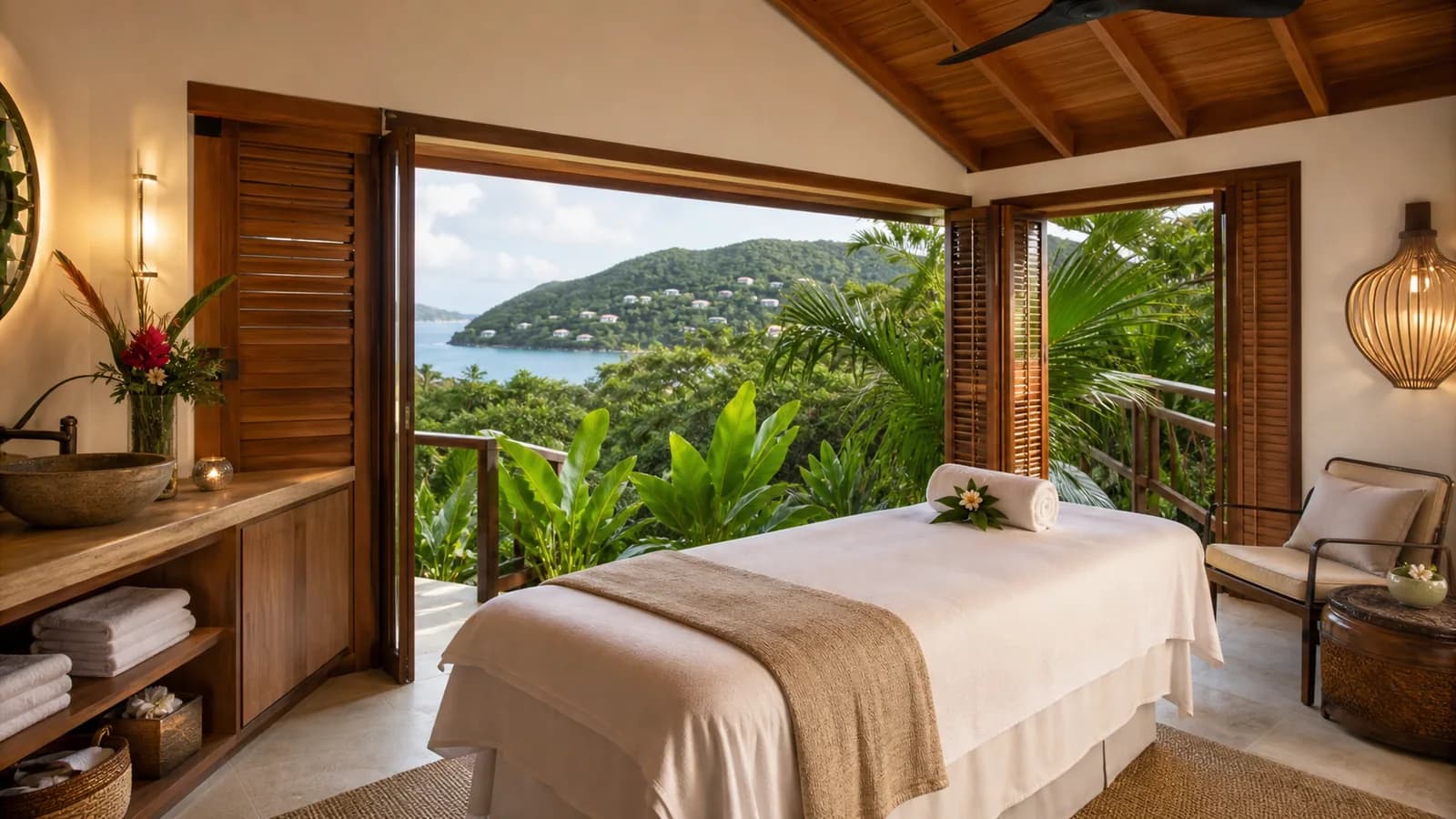 Representative artwork for Mango Bliss Spa, depicting a wellness spas experience in STJ.