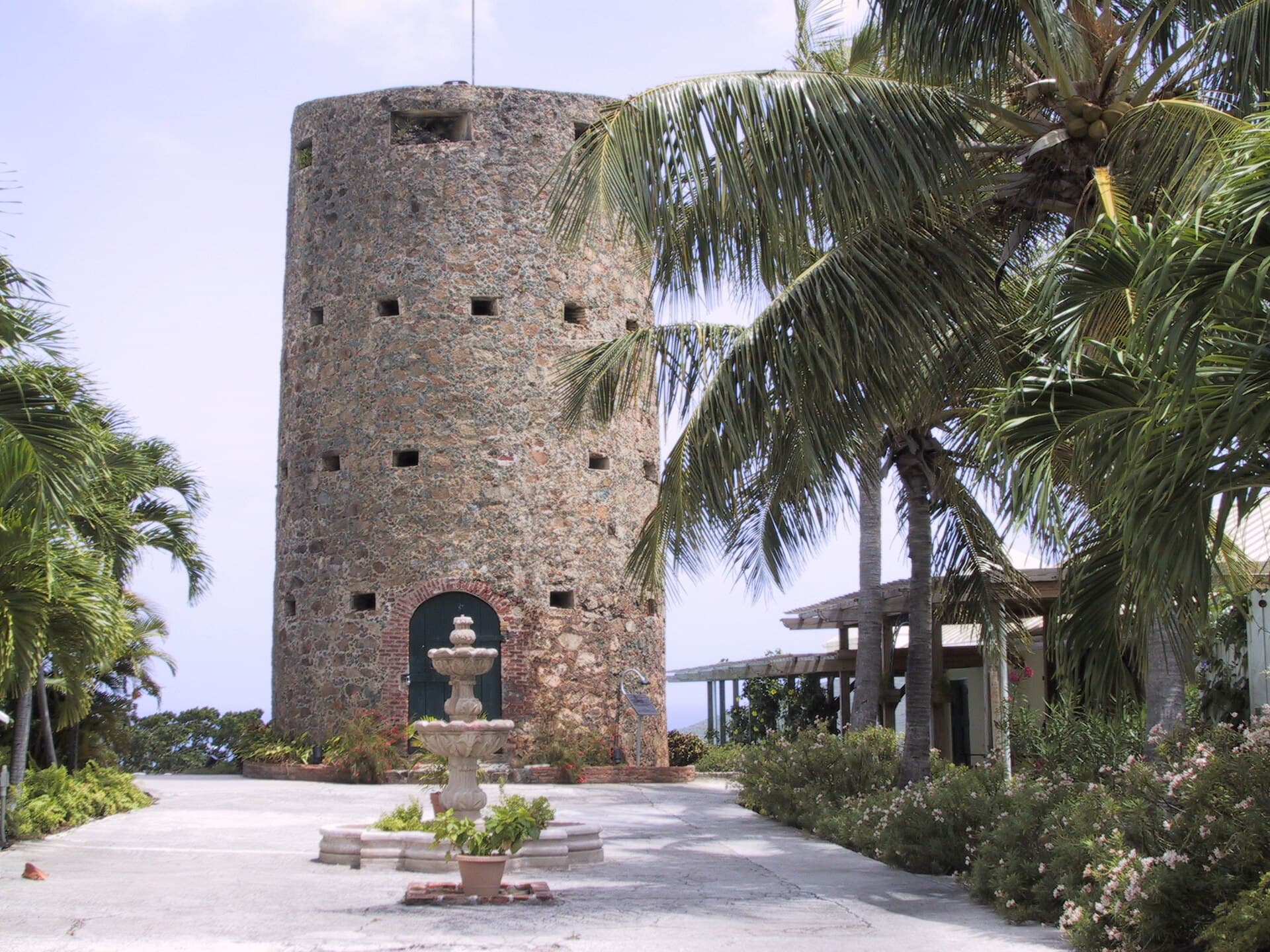 The 17th-century Skytsborg watchtower at Blackbeard's Castle above Charlotte Amalie.