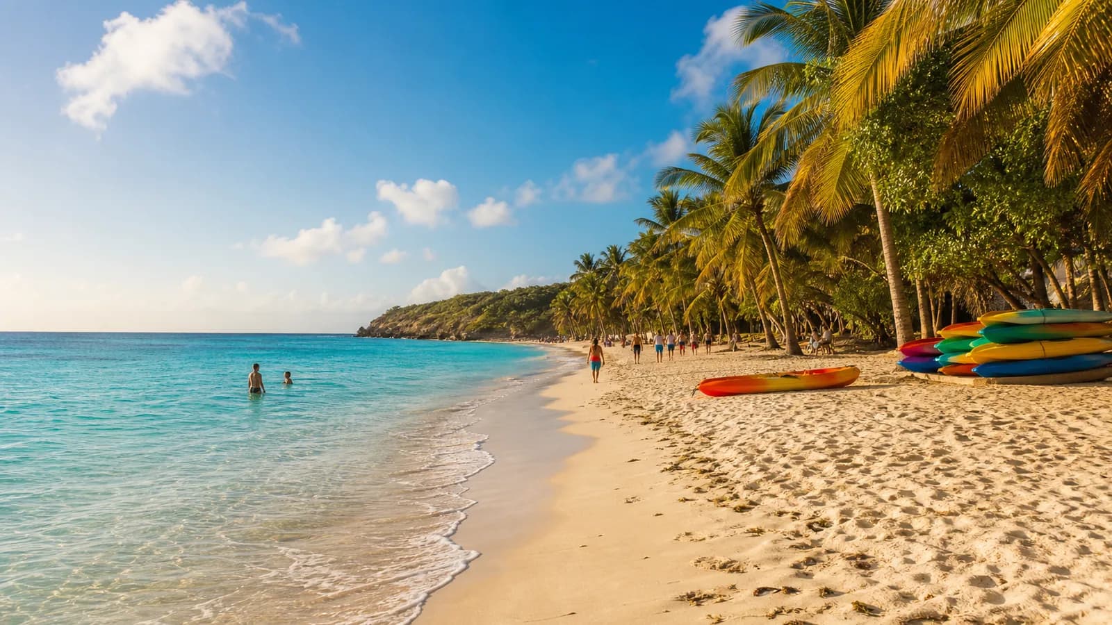 Representative USVI beaches image for Rainbow Beach; not a photograph of this listing and may depict another island.