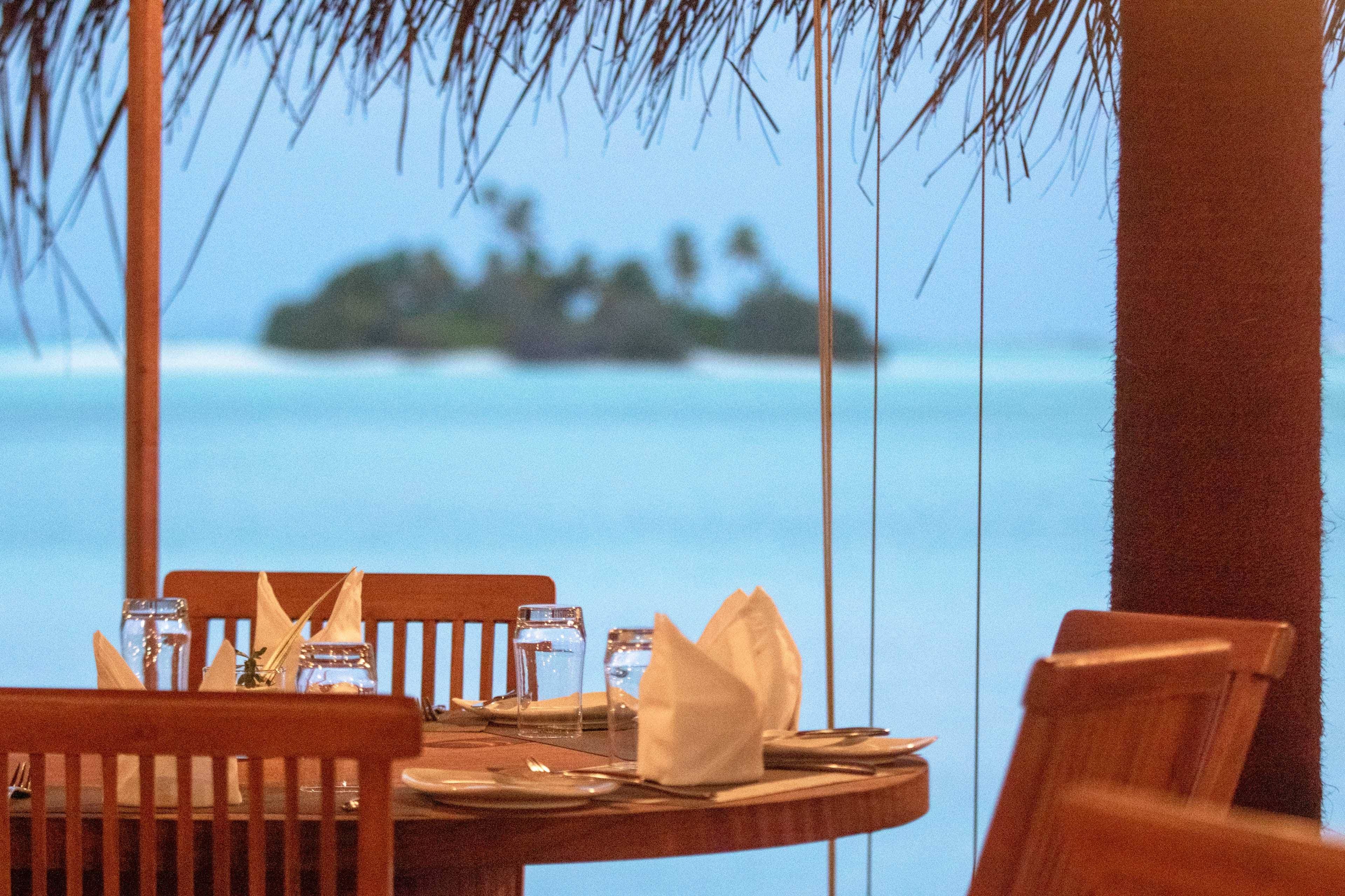 Representative St. John dining and sunset image