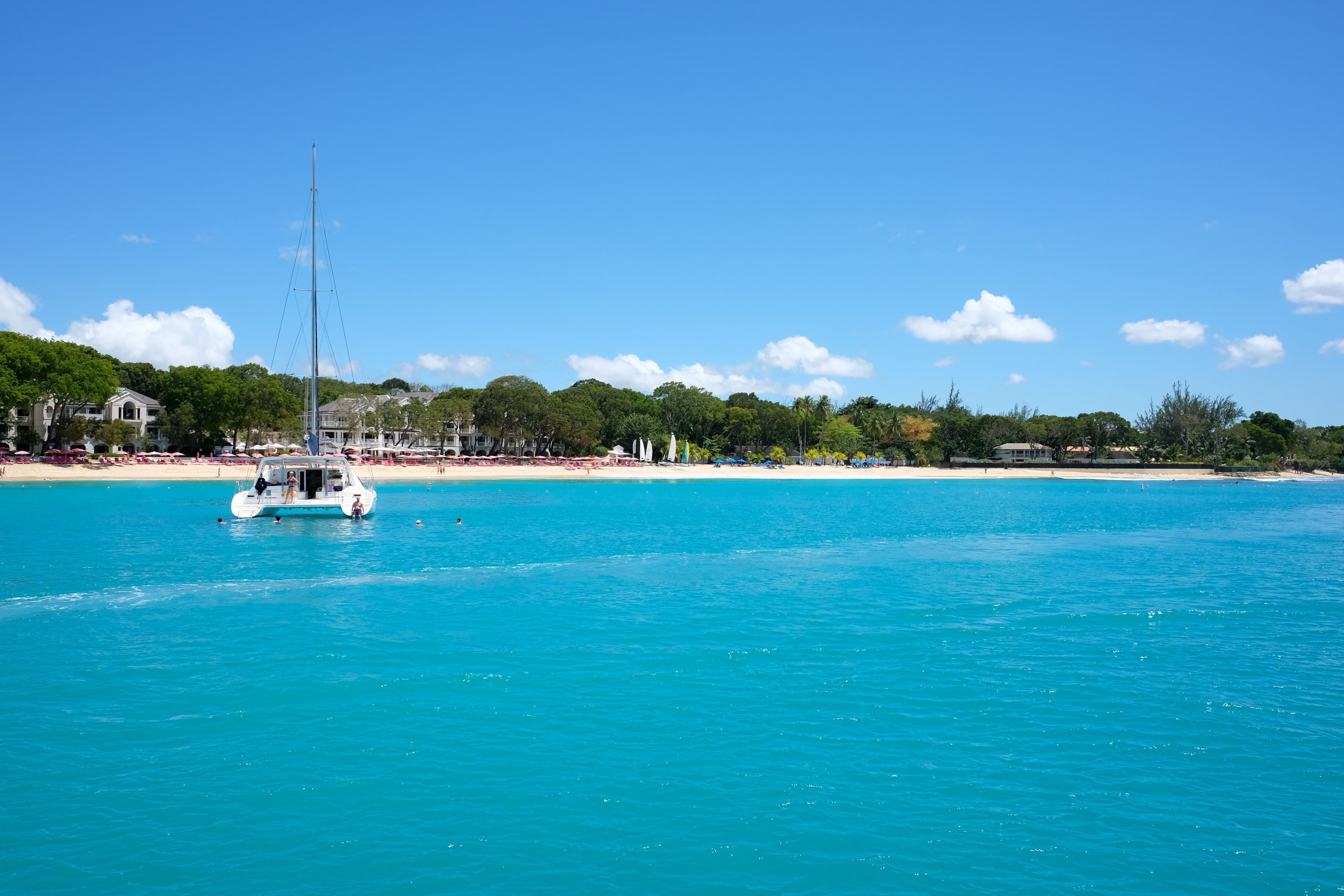 Representative tropical shoreline and sailboat photo used for St. Thomas planning context