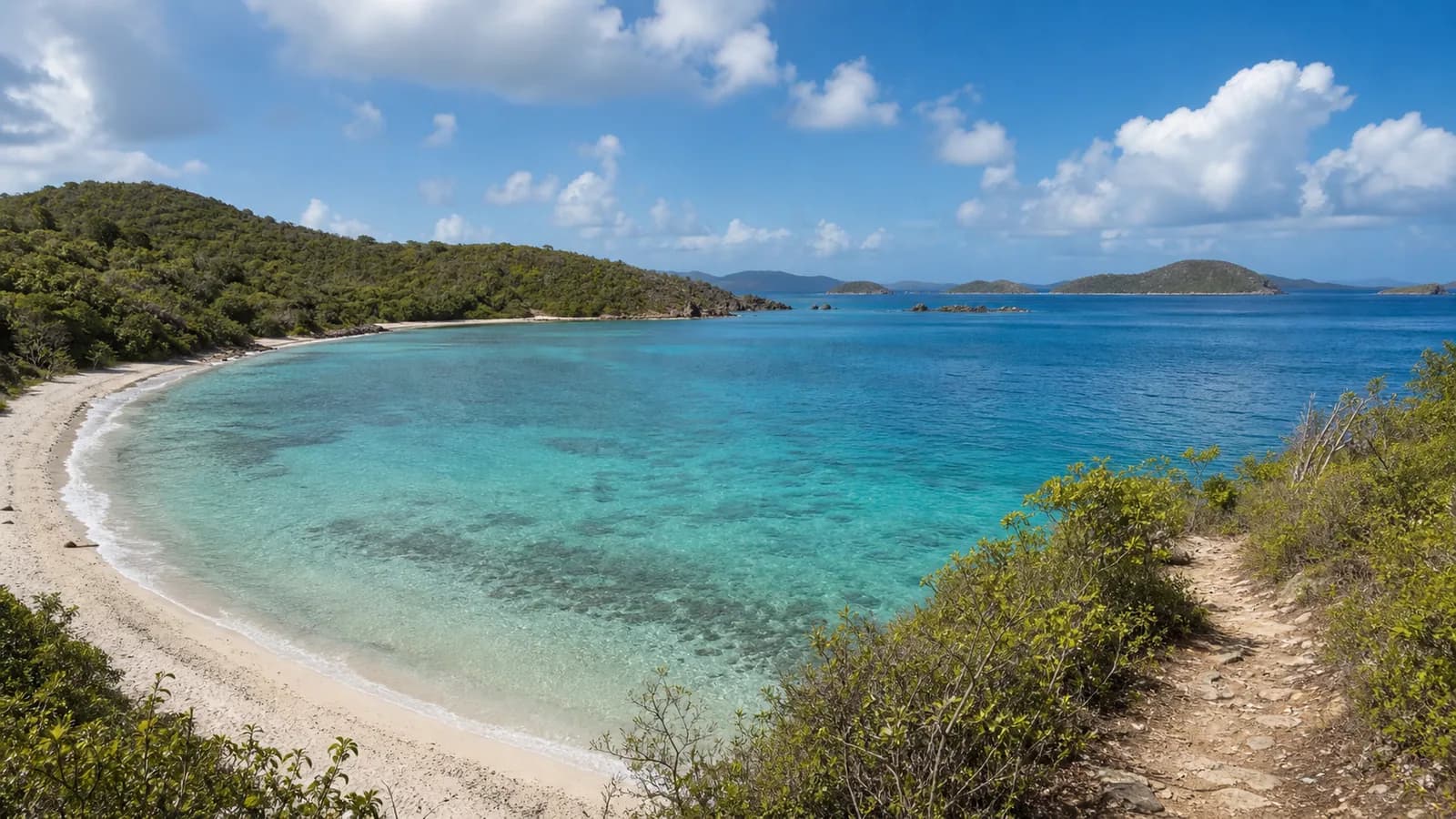 Representative USVI beaches image for Shoys Beach; not a photograph of this listing and may depict another island.