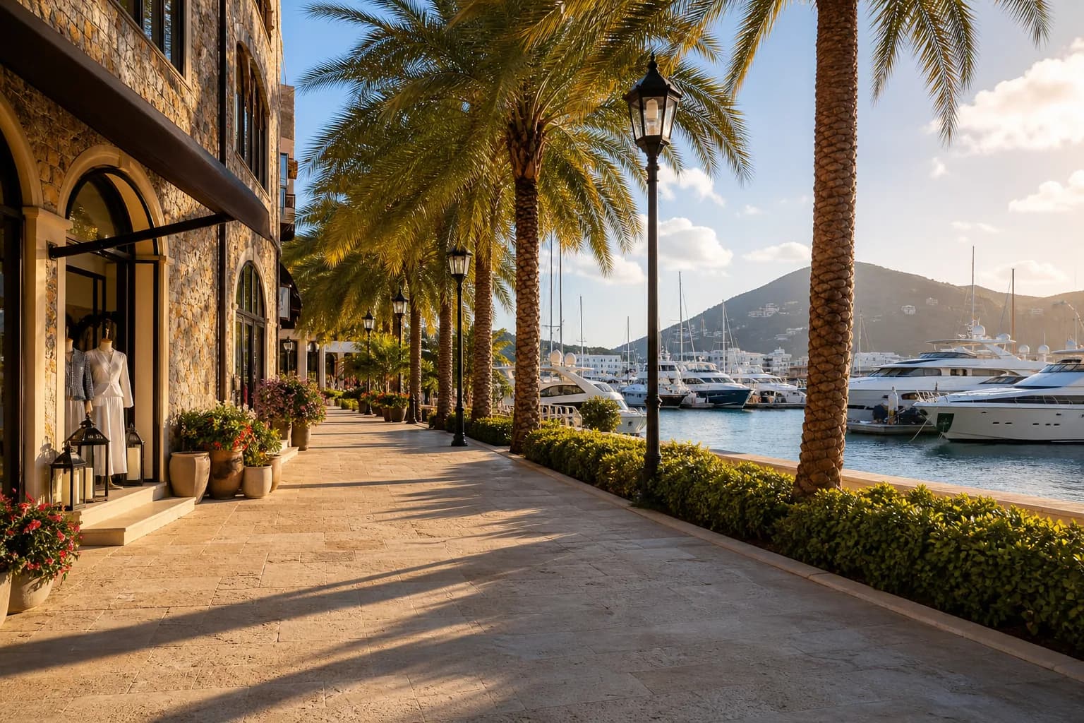 Representative USVI local provisions image for The SHOPS at Yacht Haven Grande; not a photograph of this listing and may depict another island.