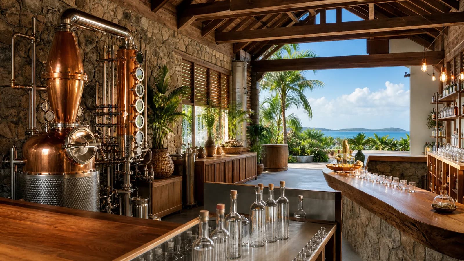 Representative USVI local provisions image for Mutiny Island Vodka; not a photograph of this listing and may depict another island.