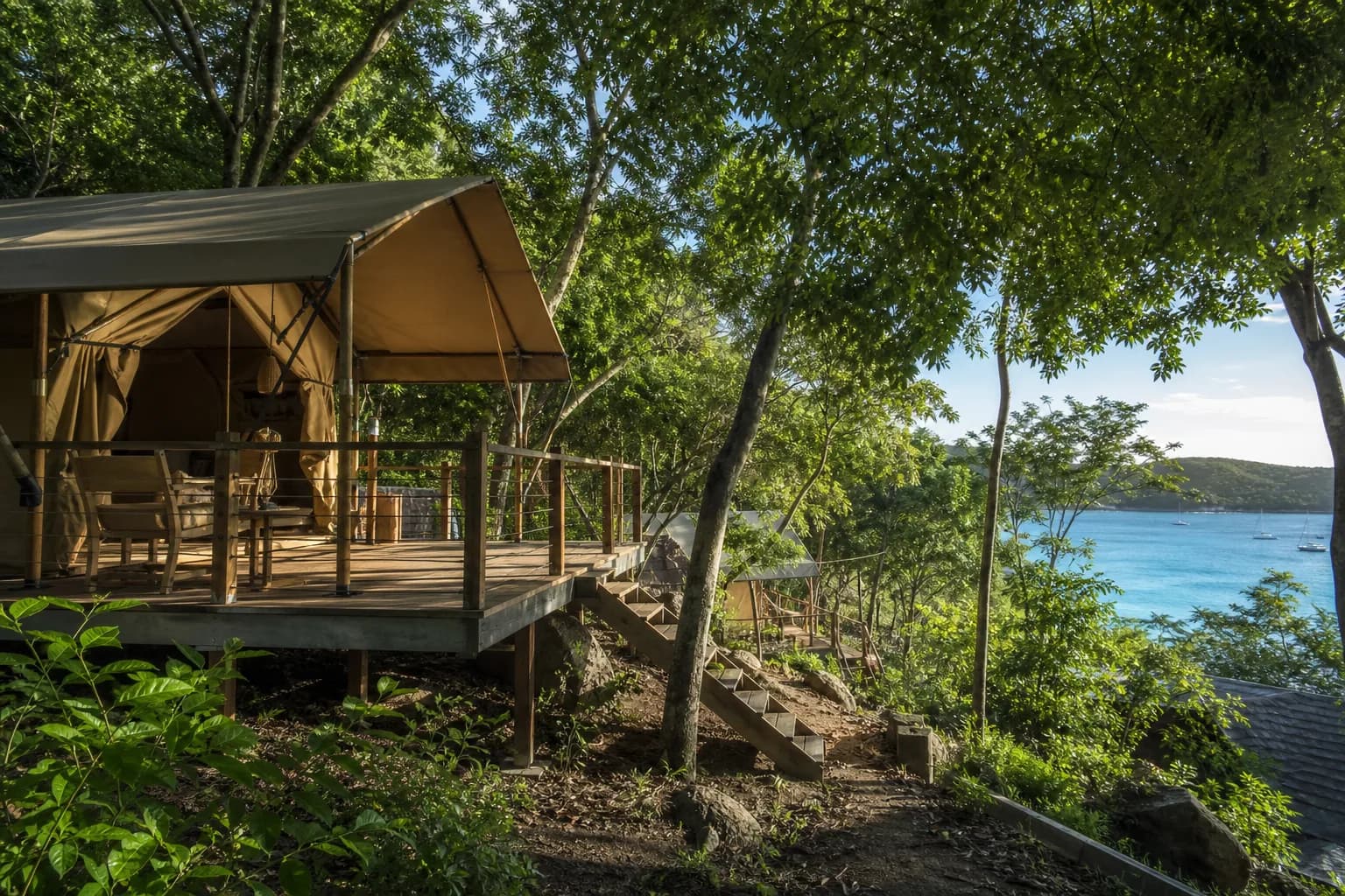 Representative artwork for Virgin Islands Campground, depicting a boutique stays experience in WI.